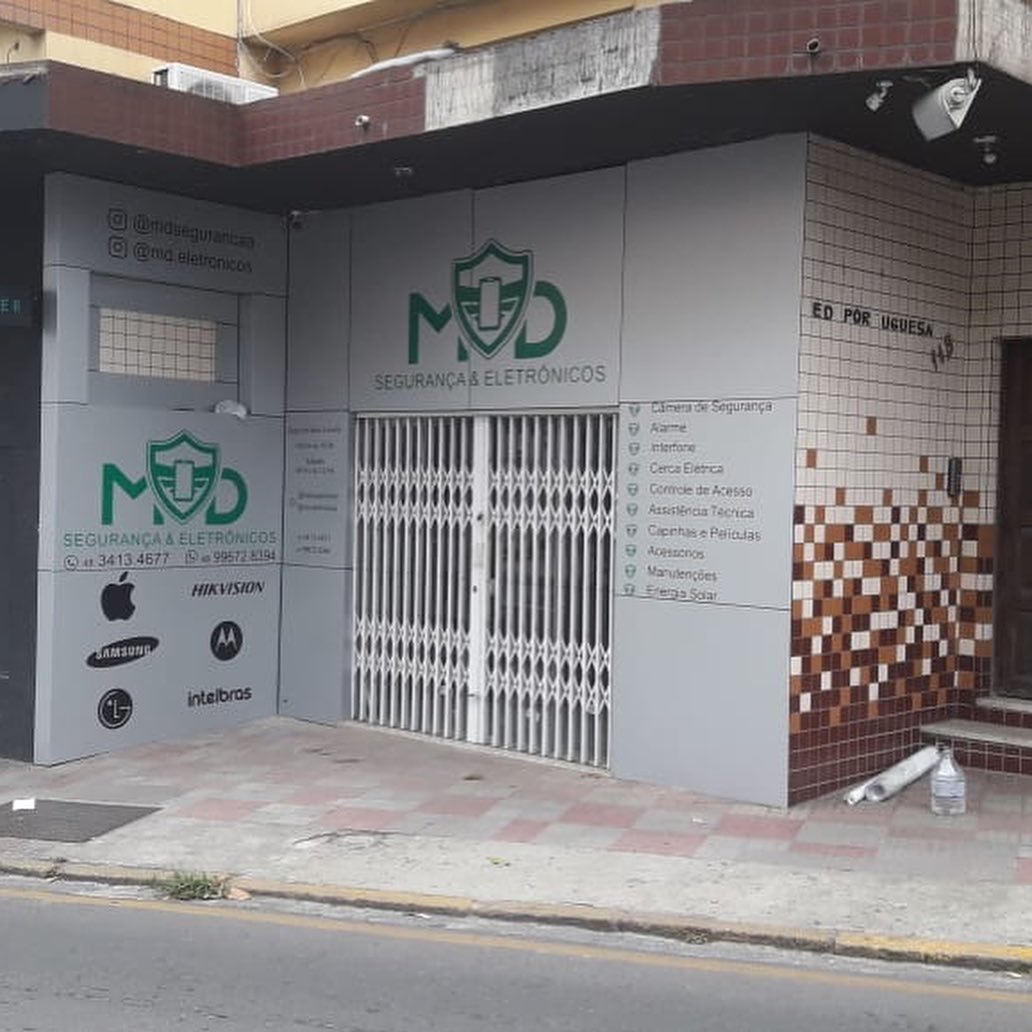 Fachada comercial em ACM