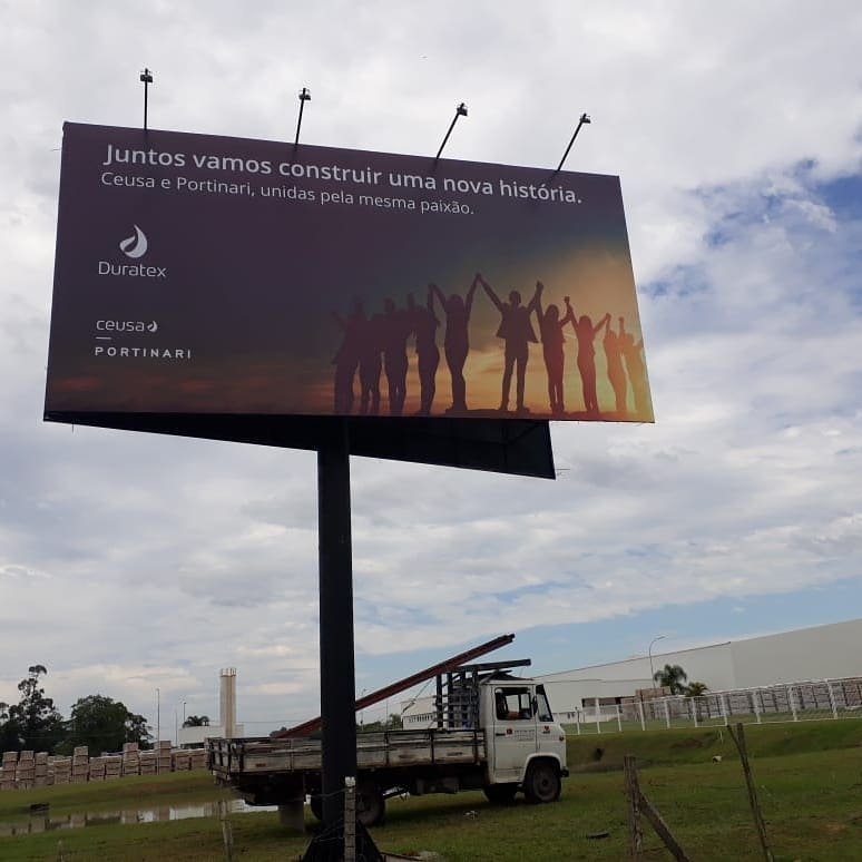 Frontlight institucional Duratex, Ceusa e Portinari