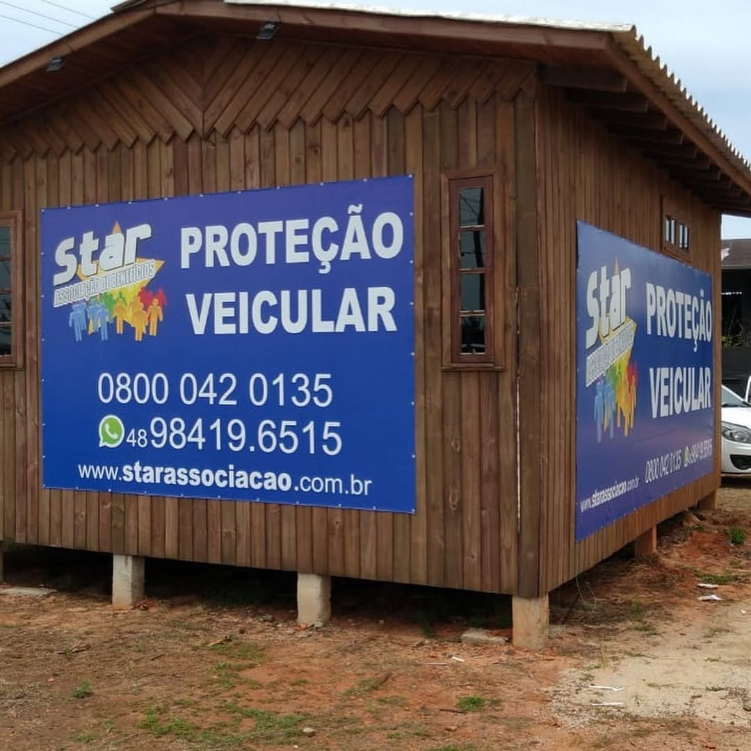 Placas em lona para proteção veicular