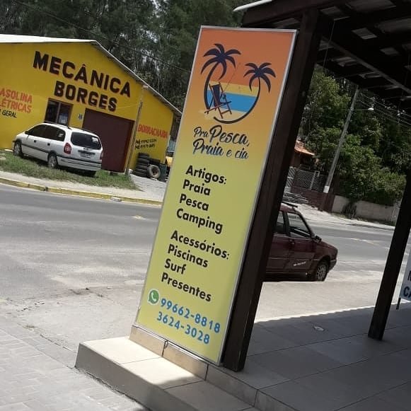Totem da Pro Pesca Praia e Cia