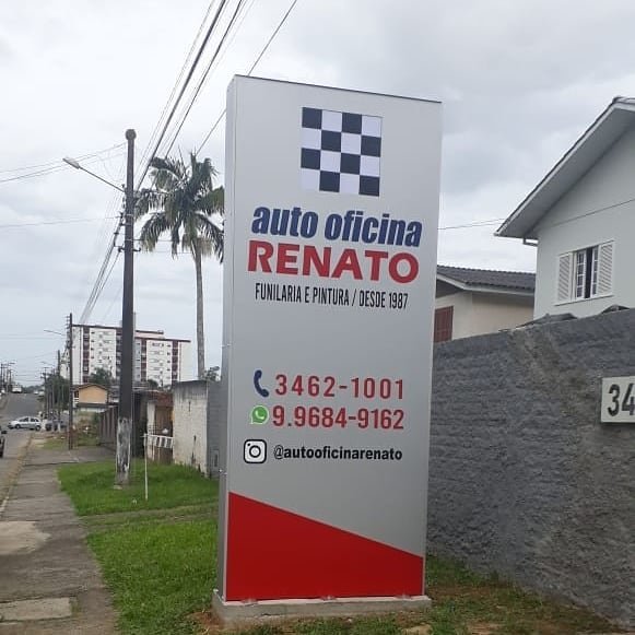 Totem da Auto Oficina Renato